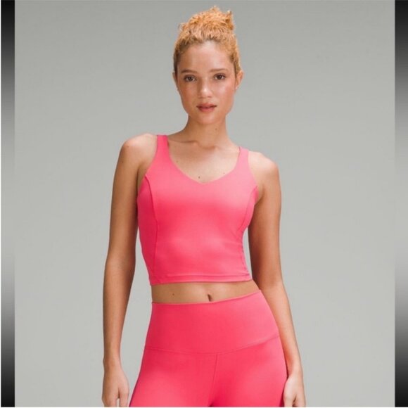 Lululemon NWT Align Tank Top *Light Support, C/D Cup Glaze Pink - Picture 2 of 6